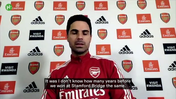 Arteta on Arsenal's Anfield record